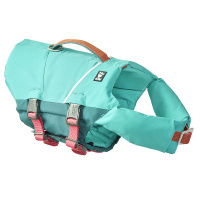 Hurtta Schwimmweste life savior eco Peacock petrol grün XS | 5-10kg