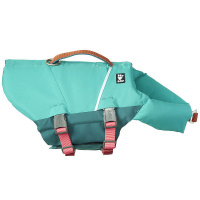 Hurtta Schwimmweste life savior eco Peacock petrol grün S | 10-15kg