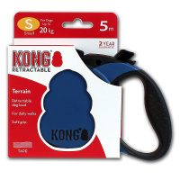 KONG Hundeleine Rollleine Automatikleine TERRAIN 5m blau M - bis 30 kg