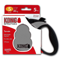 KONG Hundeleine Rollleine Automatikleine TERRAIN 3m grau XS - bis 12 kg
