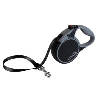 KONG Hundeleine Rollleine Automatikleine TERRAIN 5m schwarz M - bis 30 kg