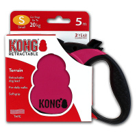 KONG Hundeleine Rollleine Automatikleine TERRAIN 5m pink M - bis 30 kg
