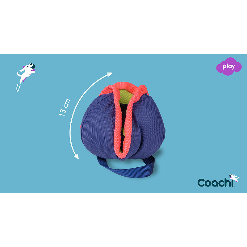 COACHI Chase & Treat für Spaß und Training Snackball Navy Lime Coral
