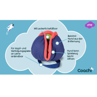 COACHI Chase & Treat für Spaß und Training Snackball Navy Lime Coral