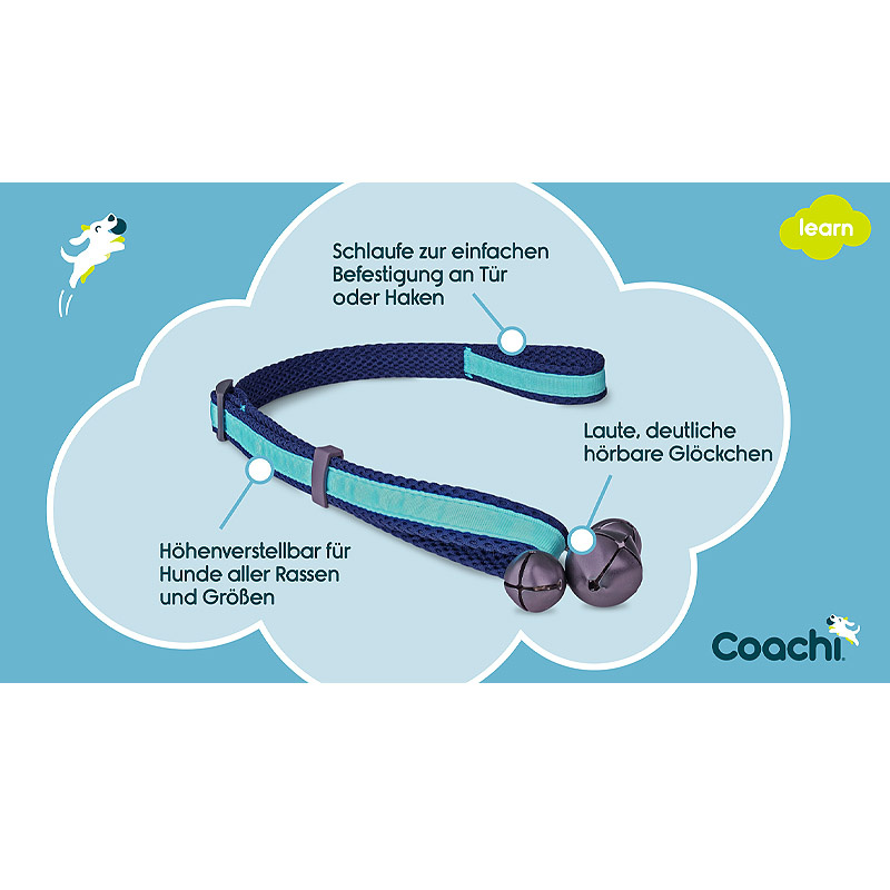 COACHI Toilet Training Bells – Stubenreinheit für Hunde und Welpe