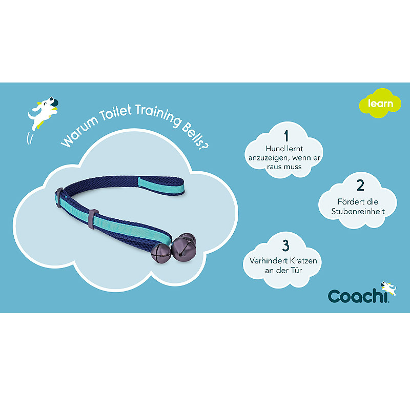 COACHI Toilet Training Bells – Stubenreinheit für Hunde und Welpe