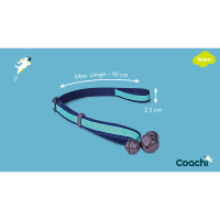 COACHI Toilet Training Bells – Stubenreinheit für Hunde und Welpe Navy Light Blue