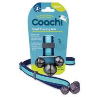 COACHI Toilet Training Bells – Stubenreinheit für Hunde und Welpe Navy Light Blue