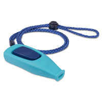 COACHI Whizzclick 2 in 1 Clicker und Pfeife hellblau