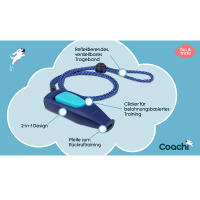 COACHI Whizzclick 2 in 1 Clicker und Pfeife marineblau