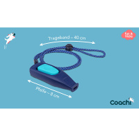 COACHI Whizzclick 2 in 1 Clicker und Pfeife marineblau