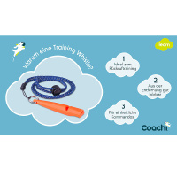 COACHI Trainingspfeife Allround Hundepfeife Navy