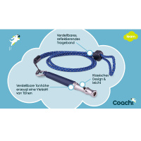 COACHI Professionelle Pfeife Navy