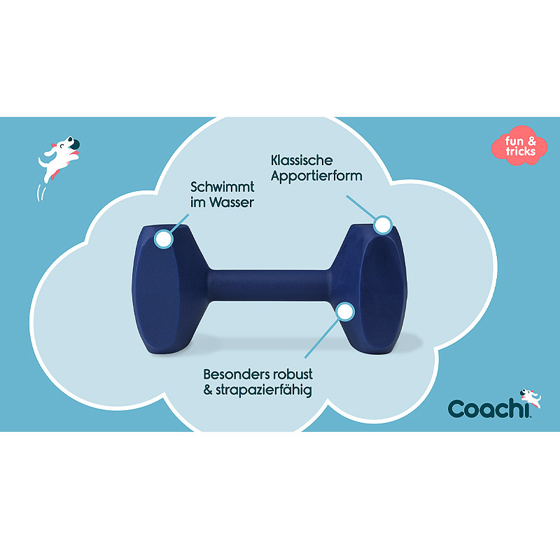 COACHI Training Hantel Dumbbell für Hunde