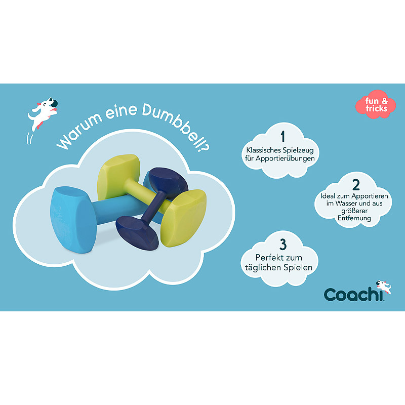 COACHI Training Hantel Dumbbell für Hunde