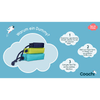 COACHI Training Dummy für Hunde S - Navy