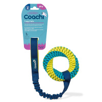 COACHI Tuggi HELIX Bungee-Zerrspielzeug für Hunde Navy-Lime-Lightblue
