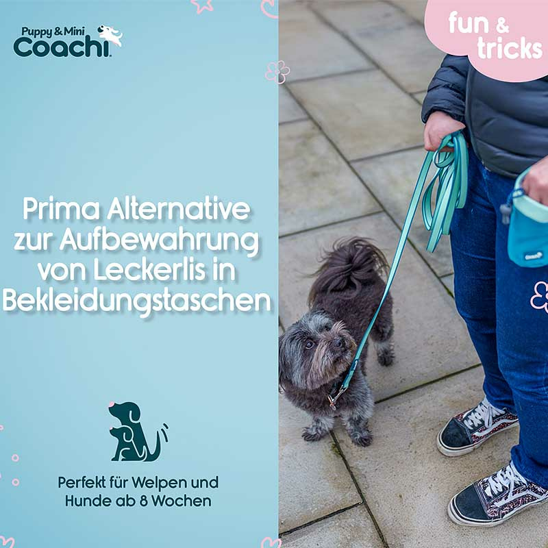 COACHI Puppy Mini Treat Pouch Leckerlie Tasche Beutel