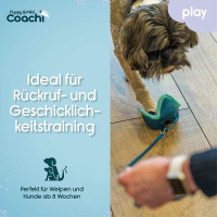 COACHI Puppy Mini Chase & Treat für Spaß und Training für Welpen Snackball