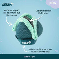 COACHI Puppy Mini Chase & Treat für Spaß und Training für Welpen Snackball