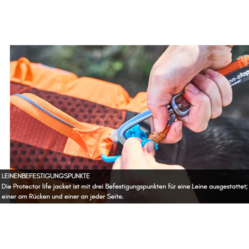 Non-stop dogwear Hundeschwimmweste Protector petrol teal Gr. 7