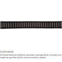 Non-stop dogwear Leine Touring Bungee adjustable verstellbar schwarz 13 mm