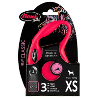 Flexi Hundeleine NEW CLASSIC Gurt rot XS-3m