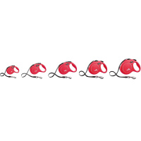 Flexi Hundeleine NEW CLASSIC Gurt rot XS-3m