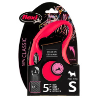 Flexi Hundeleine NEW CLASSIC Gurt rot S-5m