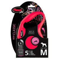 Flexi Hundeleine NEW CLASSIC Gurt rot M-5m