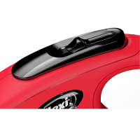 Flexi Hundeleine NEW CLASSIC Gurt rot L-5m