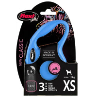 Flexi Hundeleine NEW CLASSIC Gurt blau XS-3m