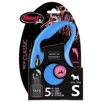 Flexi Hundeleine NEW CLASSIC Gurt blau S-5m