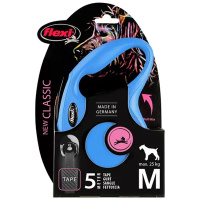 Flexi Hundeleine NEW CLASSIC Gurt blau M-5m
