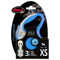 Flexi Hundeleine NEW COMFORT Gurt blau XS-3m