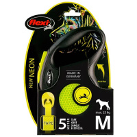 Flexi Hundeleine NEW NEON Gurt neon-gelb M-5m