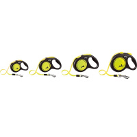 Flexi Hundeleine NEW NEON Gurt neon-gelb M-5m