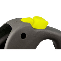 Flexi Hundeleine Rollleine GIANT Gurt schwarz-gelb L-8m