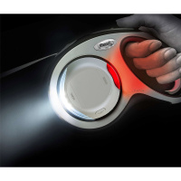 Flexi LED Lightning Beleuchtung für die Flexileine hellgrau