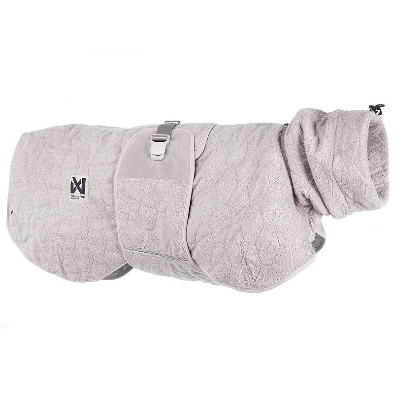 Non-stop dogwear Drying Coat Bademantel für Hunde sand-creme 40