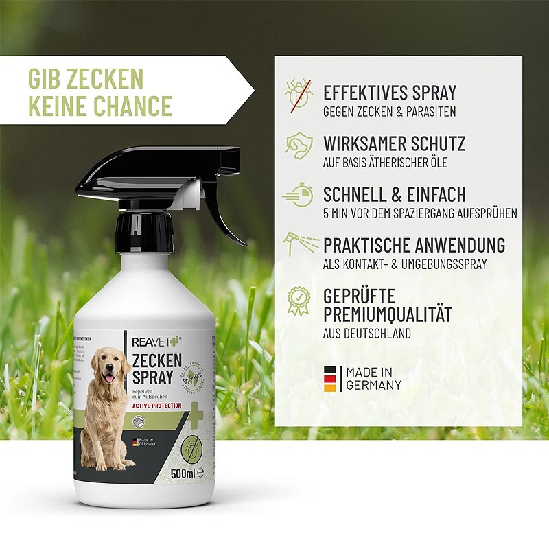 REAVET Zeckenspray Sofort Effekt 500 ml