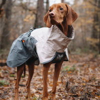 Non-stop Dogwear toller Regenmantel FJORD 2.0 schwarz orange Größe 40
