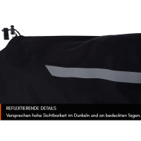 Non-stop Dogwear toller Regenmantel FJORD 2.0 schwarz orange Größe 40