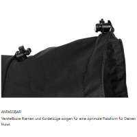 Non-stop Dogwear toller Regenmantel FJORD 2.0 schwarz orange Größe 70