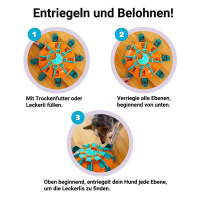 Nina Ottosson Tower of Treats Intelligenzspielzeug LEVEL 4