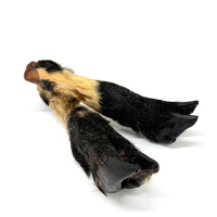 Ziegenbein mit Fell  f&uuml;r Hunde