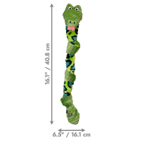 KONG Knots Snake Schlange für Spielspaß Orange