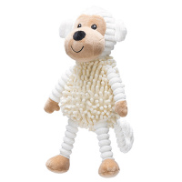 Beeztees Eco Kuschelfreunde Kuscheltier für Welpen Affe JEPPE