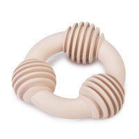 Beeztees Welpe Dental Ring Kauspielzeug für die Zähne rosa