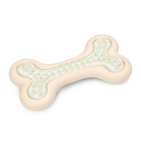 Beeztees Welpe Dental Knochen Kauspielzeug für die Zähne rosa